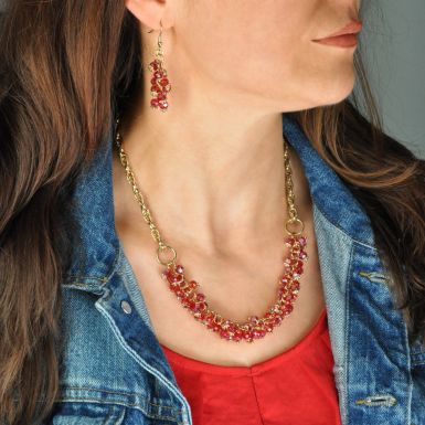 Steuer_Modeschmuck_Set_rot_gold_Glas
